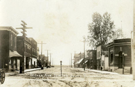 Pollack Avenue looking south, Brownton Minnesota, 1910's