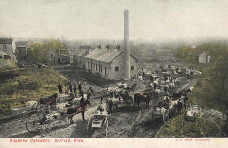 Farmers' Creamery, Buffalo Minnesota, 1909