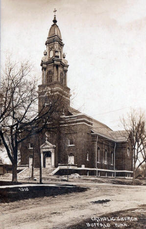 Catholic Church, Buffalo Minnesota, 1910's