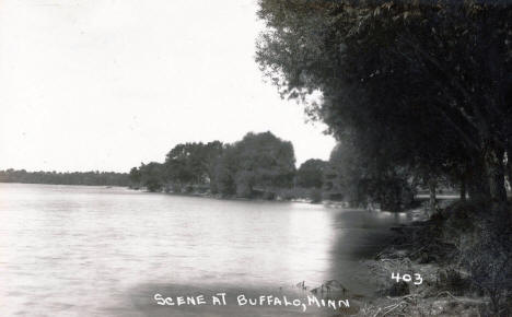 Scene at Buffalo Minnesota, 1940's