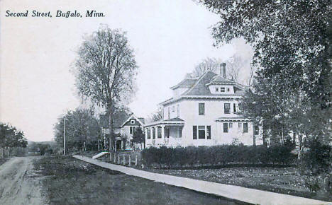 Second Street, Buffalo Minnesota, 1910's