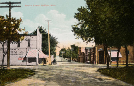Bacon Street, Buffalo Minnesota, 1910
