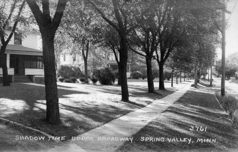 Street scene, Canby Minnesota, 1930's