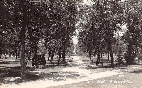 City Park, Canby Minnesota, 1930's