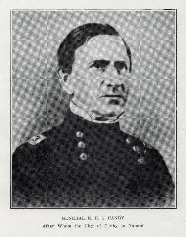 General E. R. S. Canby after whom the City of Canby is named, late 1800's