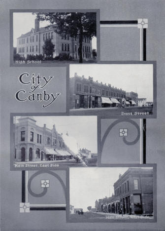 Multiple scenes, Canby Minnesota, 1914