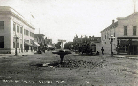 Main Street North, Canby Minnesota, 1924