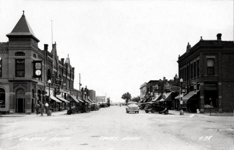 Looking south, Canby Minnesota, 1940's