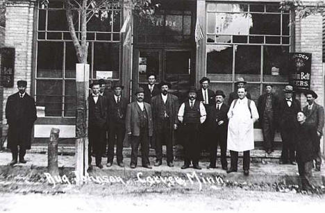 August Johnson's Saloon, Carver Minnesota, 1905