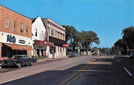 Street scene, Chaska Minnesota, 1960's