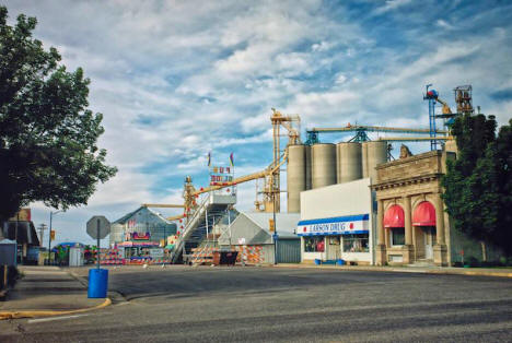 Street scene, Clarksfield Minnesota, 2016