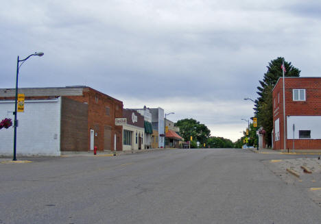 Street scene, Clarksfield Minnesota, 2011