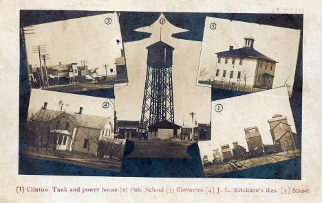 Multiple views, Clinton Minnesota, 1915