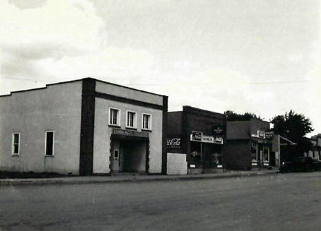 Street scene, Clitherall Minnesota, 1940's