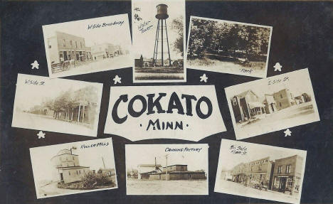 Multiple scenes, Cokato Minnesota, 1908