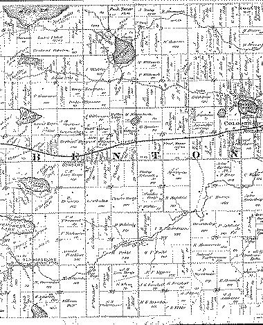 Plat map, Benton Township, Carver County Minnesota, 1880