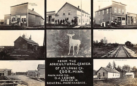 Multiple scenes, Cook Minnesota, 1915