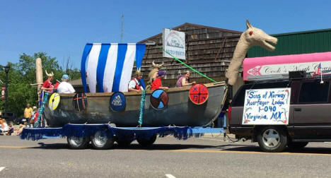 Parade in Cook Minnesota, 2018