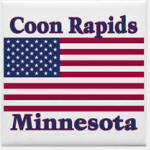 Coon Rapids Minnesota Tile Coaster