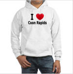 I Love Coon Rapids Hoodie