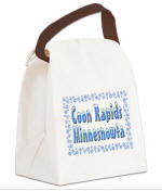 Coon Rapids Minnesnowta Canvas Lunch Bag