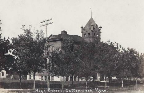 High School, Cottonwood Minnesota, 1914