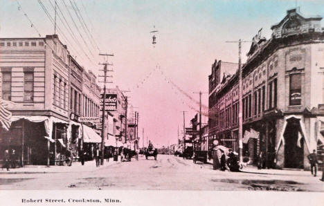 Robert Street, Crookston Minnesota, 1910