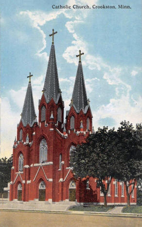 Catholic Church, Crookston Minnesota, 1910's