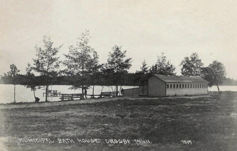 Municipal Bath House, Crosby Minnesota, 1920's
