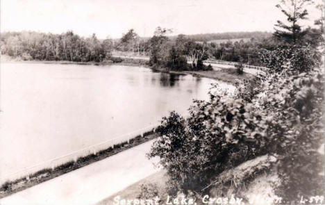 Serpent Lake, Crosby Minnesota, 1930's