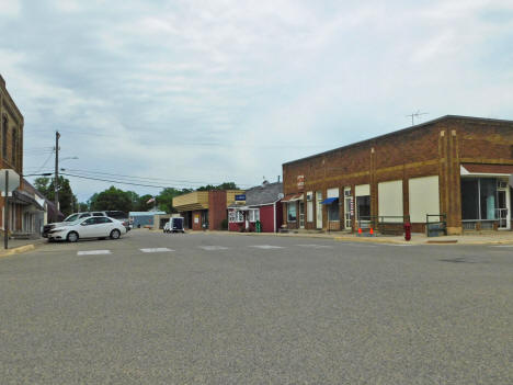 Street scene, Dassel Minnesota, 2020