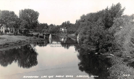 Lac qui Parle River, Dawson Minnesota, 1930