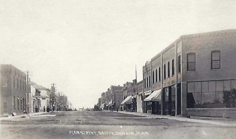 Main Street South, Dawson Minnesota, 1924