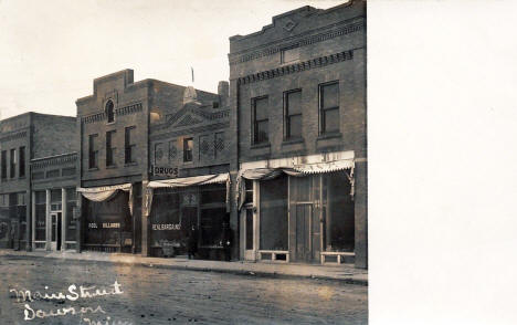 Main Street, Dawson Minnesota, 1910's