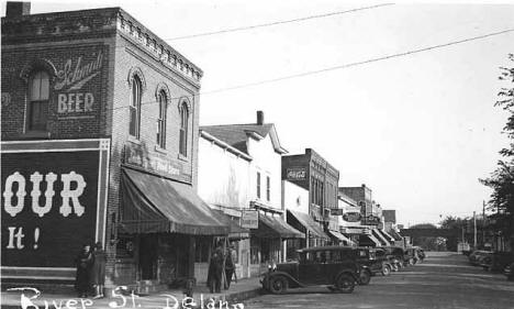 River Street, Delano Minnesota, 1940