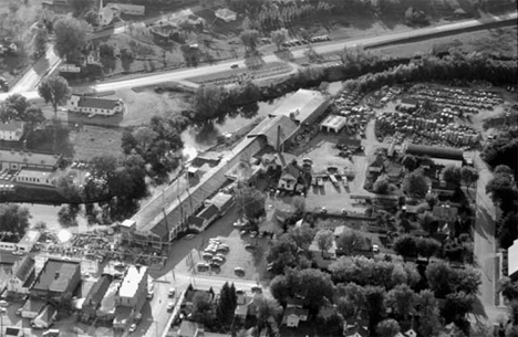 Aerial view, Delano Granite Works, Delano Minnesota, 1962