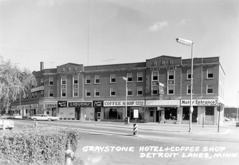 Graystone Hotel, Detroit Lakes Minnesota, 1960's
