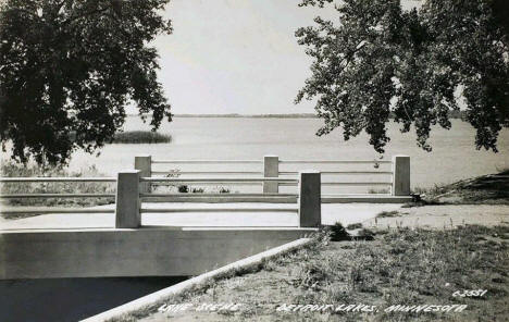 Lake scene, Detroit Lakes Minnesota, 1940's