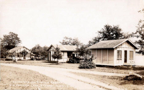 Cottages at Fair Hills Resort, Detroit Minnesota, 1920's