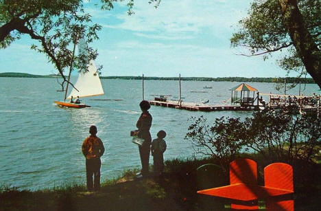 Edgewater Beach Resort, Detroit Lakes Minnesota, 1960