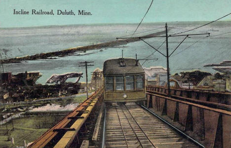 Incline Railroad, Duluth Minnesota, 1914