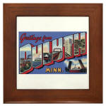 Greetings from Duluth Framed Tile