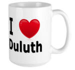 I Love Duluth Large Mug