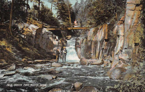 Falls, Chester Park, Duluth Minnesota, 1907