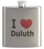 I Love Duluth Flask