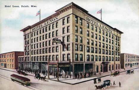 Hotel Lenox, Duluth Minnesota, 1908