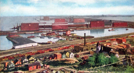 Grain elevators, Duluth Minnesota, 1907