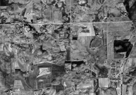 Aerial view, Elko New Market area, 1937