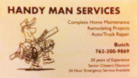 Browning Handyman Construction LLC, East Bethel Minnesota