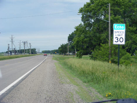 Entering Echo Minnesota, 2011